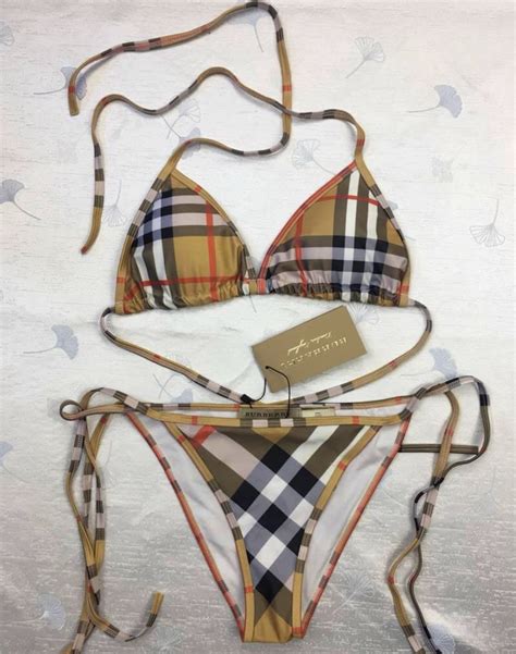 burberry swimsuit dupe|Burberry bikini etsy.